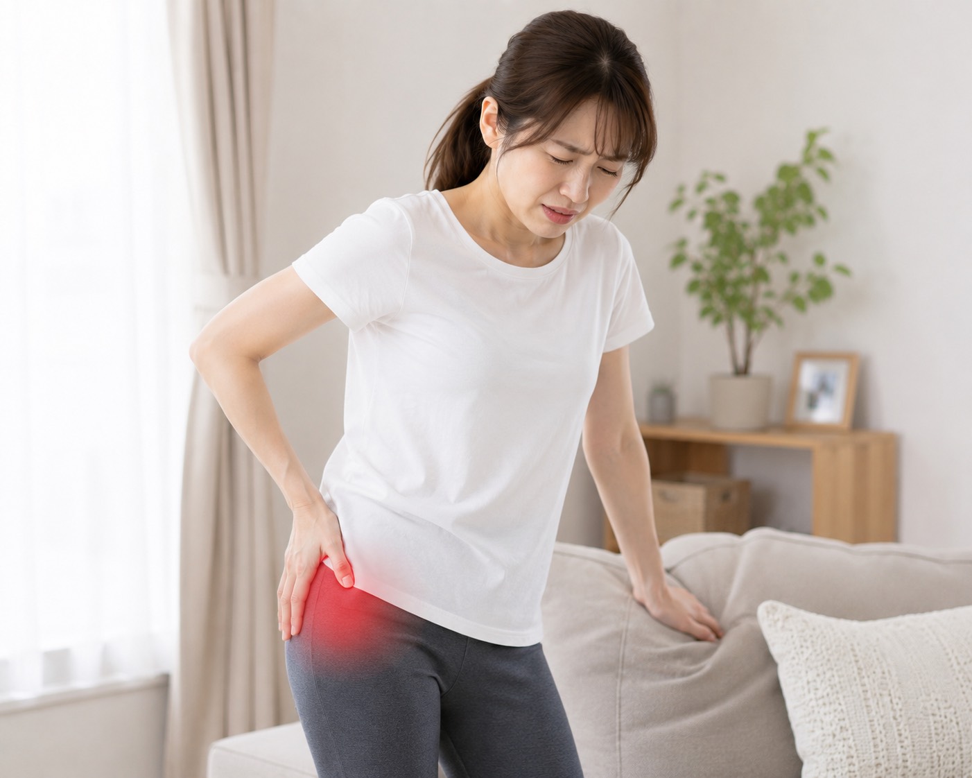 股関節の内側・外側・お尻が痛む原因を八王子の整骨院が解説するメイン画像
