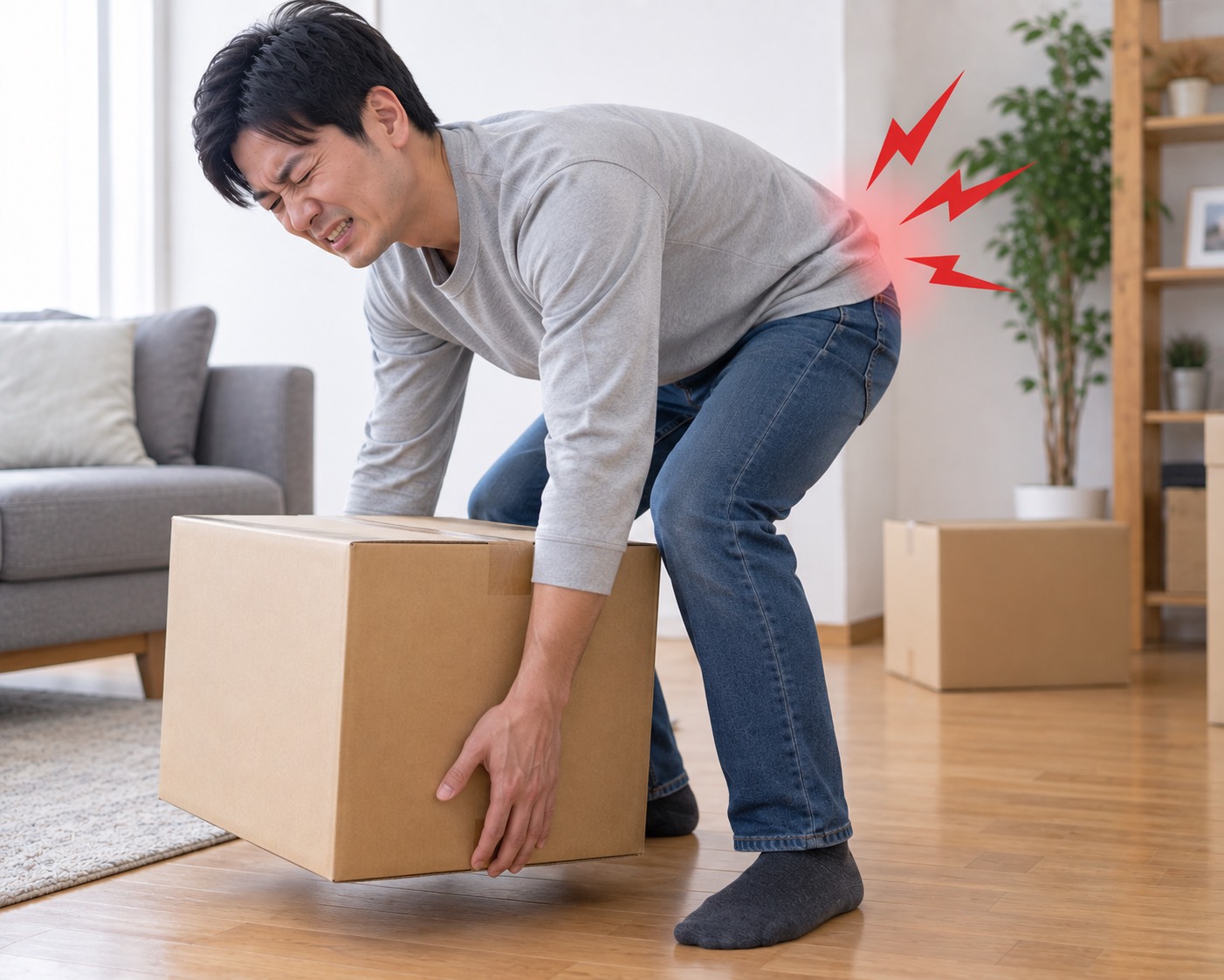重い荷物を持ち上げた時の腰痛|八王子市・京王八王子 八王子市で重い荷物を持ち上げた時の腰痛に悩む方