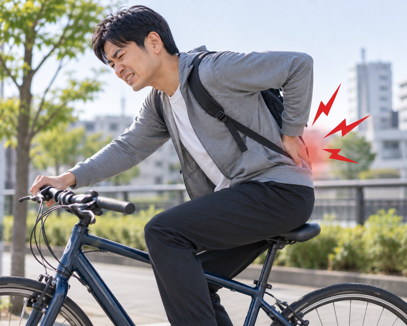 自転車に乗っている時の腰痛|八王子市・京王八王子 八王子市で自転車に乗っている時の腰痛に悩む方