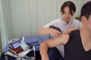 八王子市 多摩鍼灸整骨院 高倉本院のハイボルテージ施術イメージ